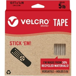 VELCRO Eco Collection Adhesive Backed Tape - 10 ft Length x 0.88 VELCRO Eco Collection Adhesive Backed Tape - 10 ft Length x 0.88
