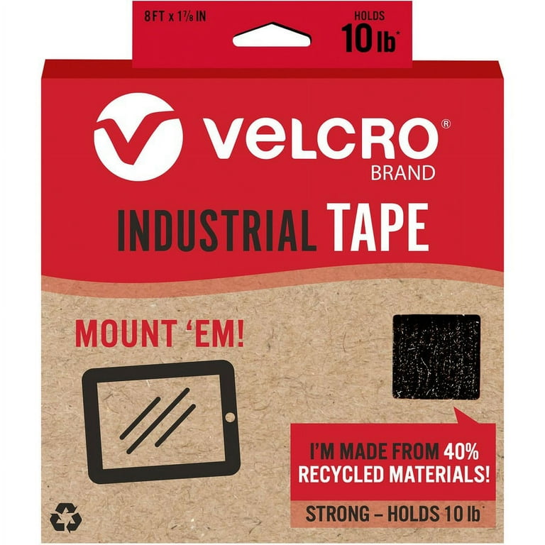 VELCRO Eco Collection Adhesive Backed Tape - 8 ft Length x 1.88 VELCRO Eco Collection Adhesive Backed Tape - 8 ft Length x 1.88