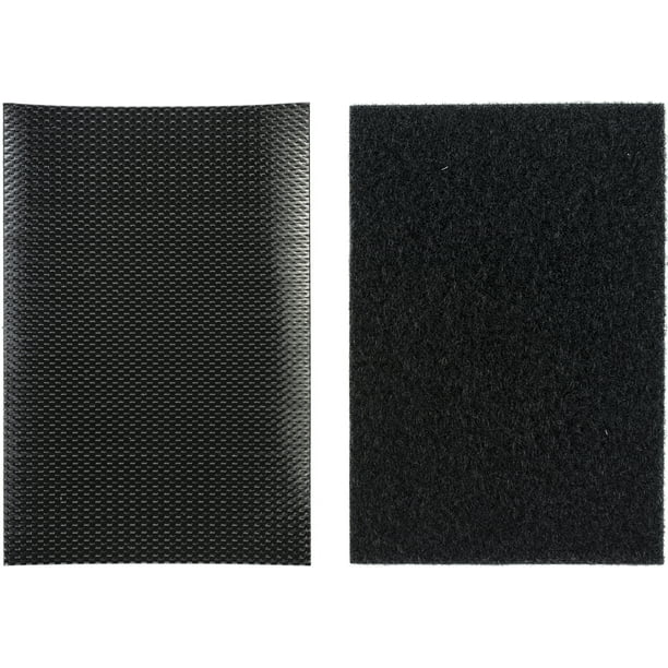VELCRO(R) Brand Extreme Outdoor Strips 4"X6" 3/PkgBlack