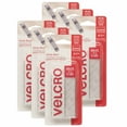 thumbnail image 1 of VELCRO Sticky Back Strips, 3/4" x 3-1/2", White, 4 Per Pack, 6 Packs, 1 of 2