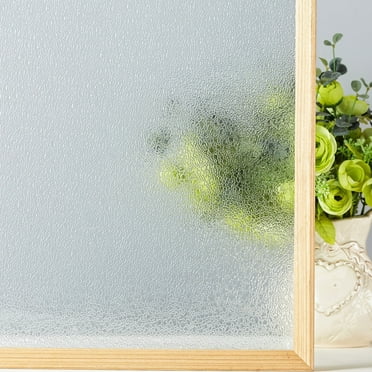 VELIMAX 17.7" x 78.7" Rain Glass Decorative Window Film