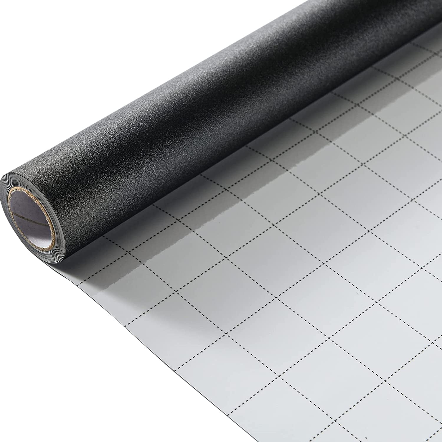 VELIMAX Static Cling Total Blackout Window Film Privacy Black White