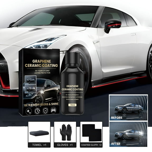 VELIMO 2026 New 20H Advanced Graphene Ceramic Coating for Cars,Ceramic Car Auto Detailing Kit(70Ml),10+ Years of Long Lasting Protection,Ultra High Gloss,Apply After Car Wash&Paint Correction