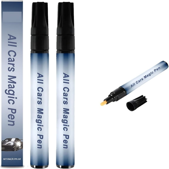 VELIMO 2026 New 3Pcs Car Scratch Remover Pen,Weatherproof Touch Up Paint Pen,Magic Car Scratch Removal Pen,Car Paint Scratch Remover Pen-3Pcs