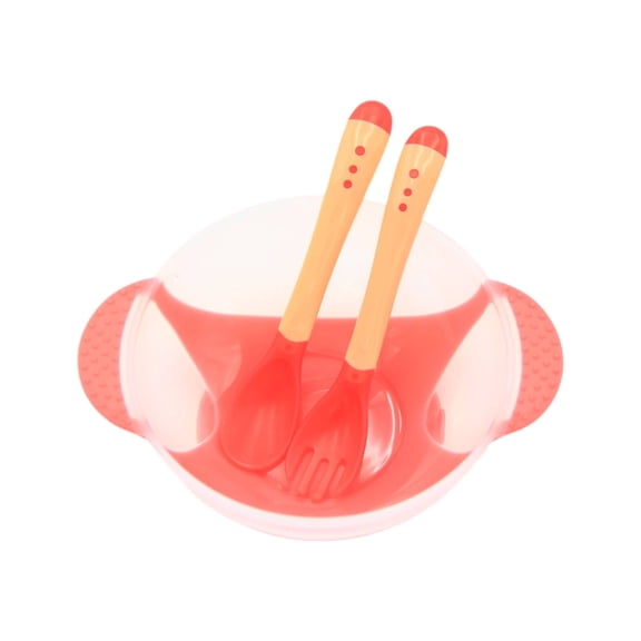 VELIMO 2026 New Baby Spoons Suction Cup Base Baby Utensils 6 12 Months Perfect for Young Eaters Baby Bilverware for Home Travel Daycare