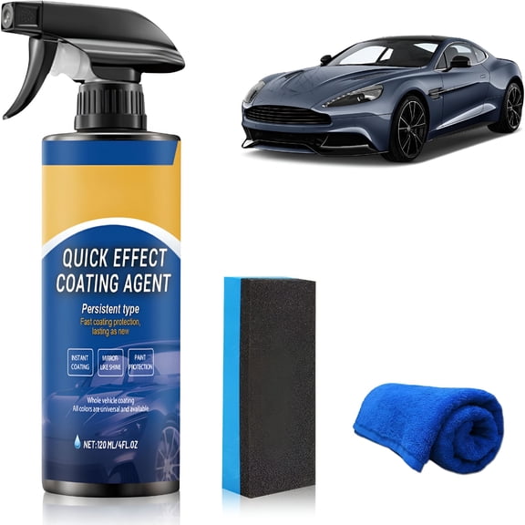 VELIMO 2026 New Car Quick-Acting Coating Agent Spray,3 in 1 High Protection Quick Car Coating Spray,Coating Sprays,Car Scratch Wax Polish Sprays Waterless Wash for Shine&Protection