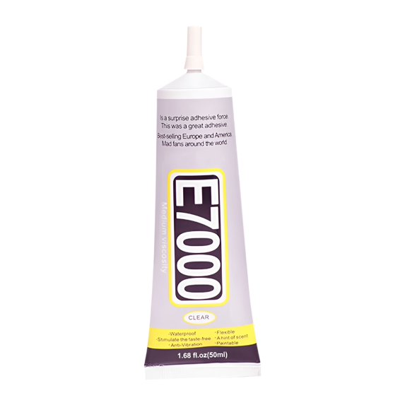 VELIMO 2026 New Glue Clear for Rhinestone Crafts,Jewelry and Bead Adhesive Semi High Viscosity Glues for Clothes Shoes Fabric Cell Phones Screen Repair Metal Stone Glass (50 Ml/1.68 Oz)