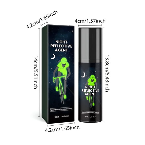 VELIMO 2026 New Reflective Paint,Glow in the Dark Spray Paint,Fluorescent Spray Paint,Great for Outdoor Night Lighting Spray,Glow Spray Paint for Clothes,Skateboards,Bicycle (3.38 Oz,Green)