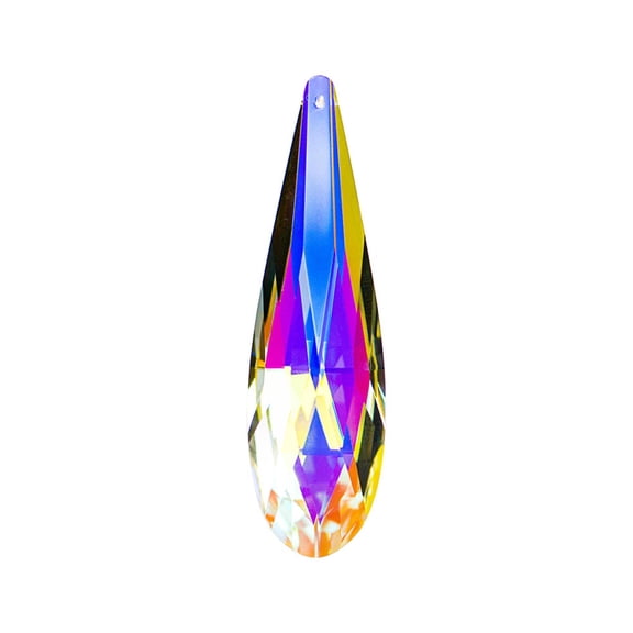VELIMO 2026 New Sun Catcher,Stunning Ab Crystal Effect Sun Catchers Indoor Window,Unique Dragon Eye Shape Captivating Rainbow Light Refraction Crystal Suncatcher,Style4,1.3*4.7In