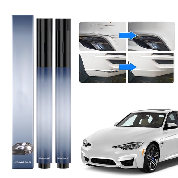 VELIMO 2Pcs Magic Pen for Car Scratches,New Quick Car Paint Scratch Repair Magic Car Scratch Removal Pen Flawless for All Vehicles,Easy Use Weatherproof Lasting Fits All Car Colors (2Pc)
