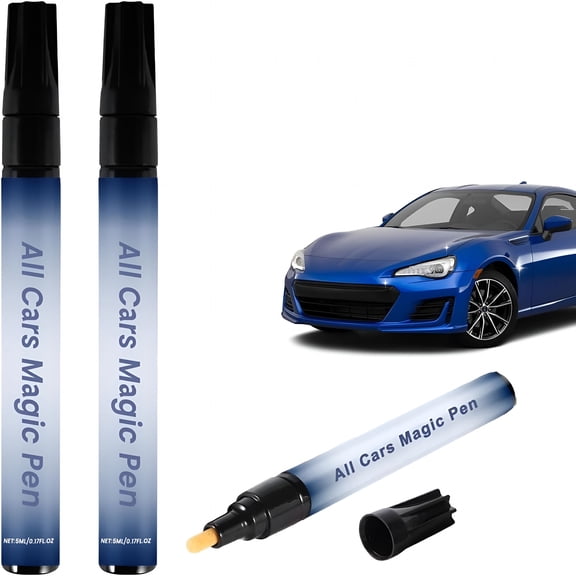 VELIMO 2pcs Magic Pen, Car Scratch Removal Pen, Car Scratch Remover Pen for Vehicles, Simple and Fast, Long-Lasting, Quick Fix for Scratches and Paint