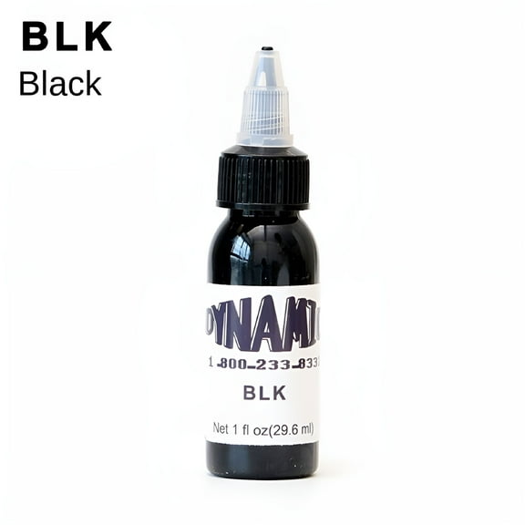 VELIMO 30ml Dynamic Black Tattoo Ink, Professional Body Art Pigment, Fade Resistant for Line Work & Shading