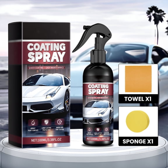 VELIMO Car Paint Coating Spray,Long-Lasting Protective Sealant with Wax,High Gloss Shine & Scratch Resistant Formula for Automotive Paint,Plastic,Rubber,Leather Surfaces,Ultimate Paint Maintenance