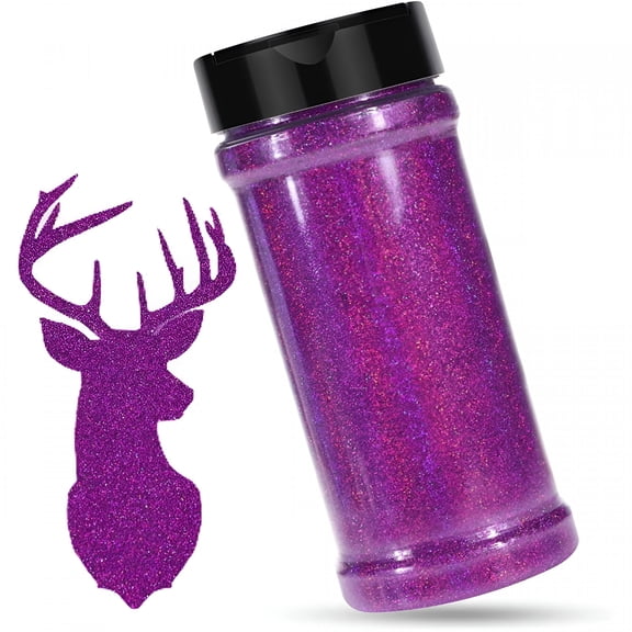 VELIMO Holographic Fine Glitter Powder for Crafts,Nails,Tumblers,Candle Making,Glitter Shaker Jar