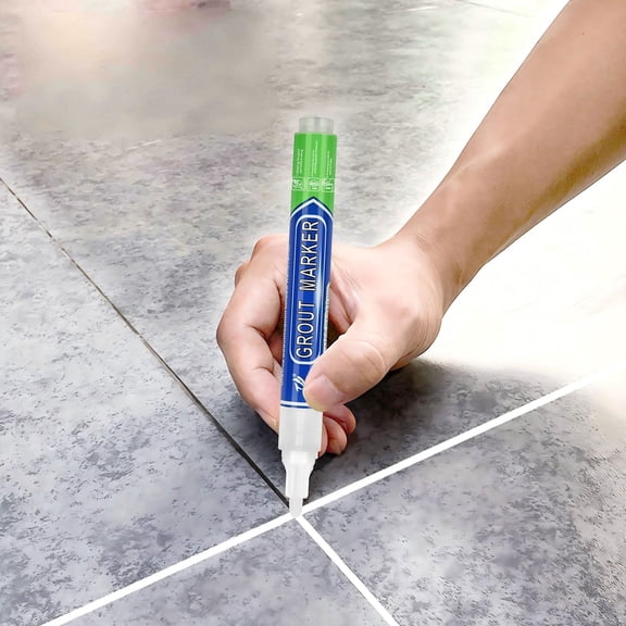VELIMO White Grout Pen, 14cm Tile Grout Repair Kit and Sealer