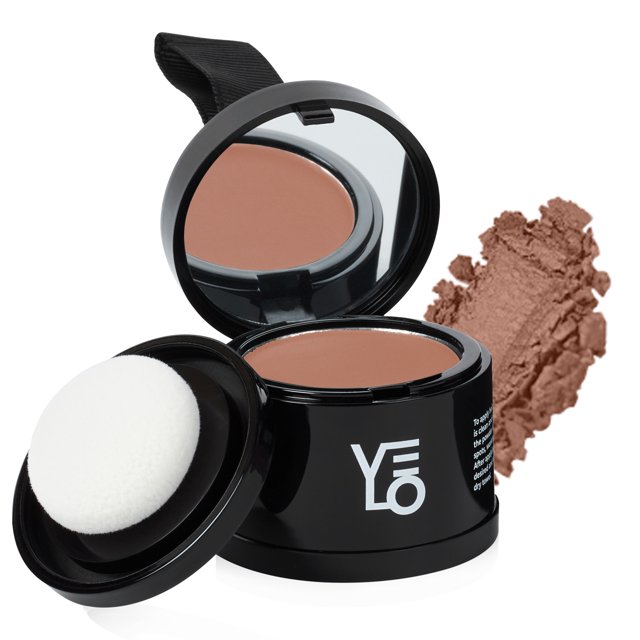 VELO Hairline Powder Root Touch Up, Instant Conceals Grays and Hair Loss, Quick Root Cover Up