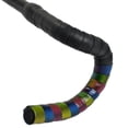 thumbnail image 1 of VELO VLT-3114 TPU Handlebar Tape, Rainbow / Black #VL2165, 1 of 5