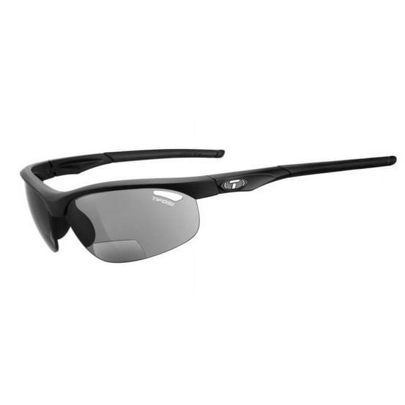 VELOCE, MATTE BLACK +1.5 READER LENS SUNGLASSES SMOKE READER +1.5 LENSES