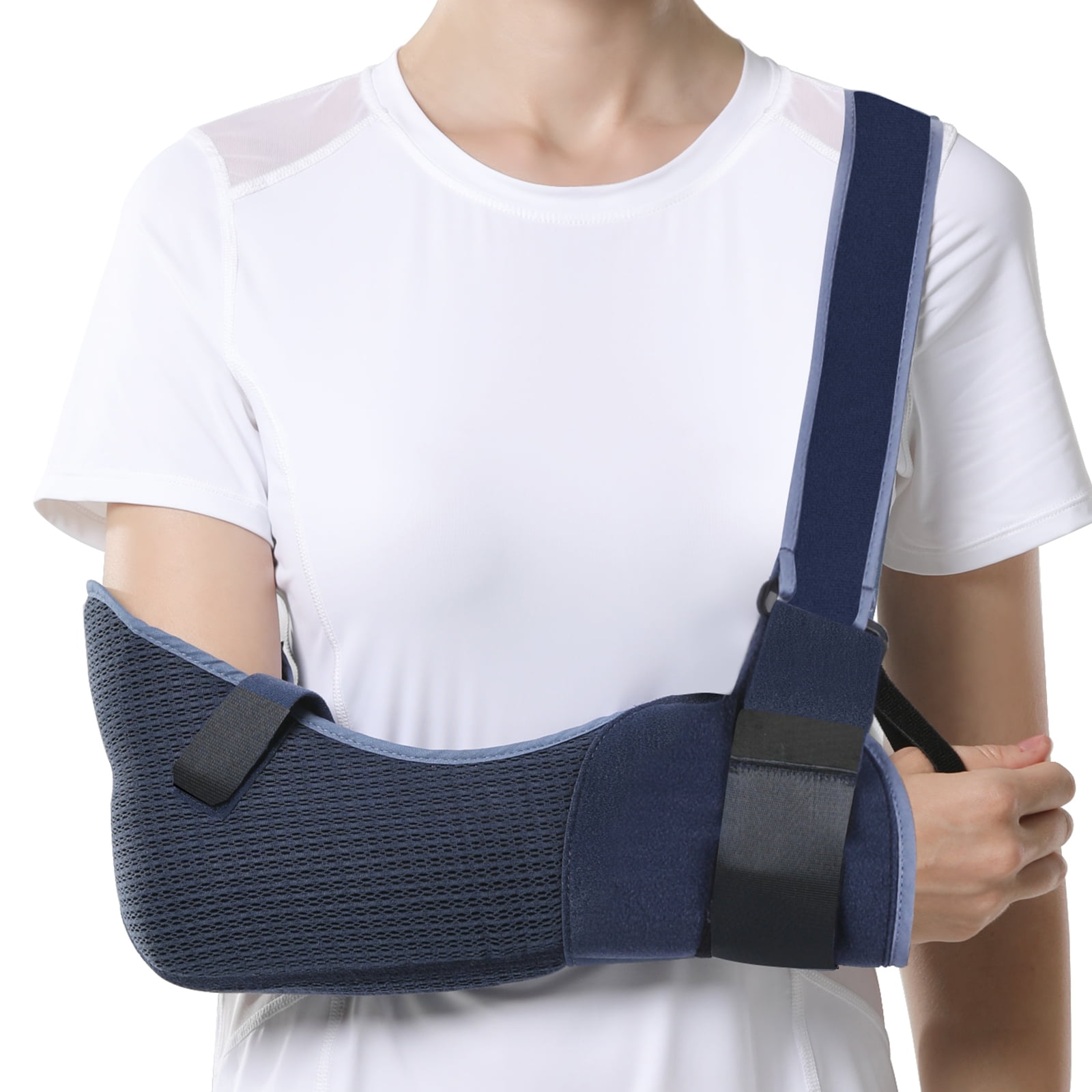 OccuNomix 400-013 Classic Neo Thumb/Wrist Wrap, Medium, Navy