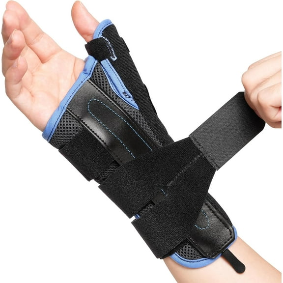 VELPEAU Wrist Brace Thumb Spica Splint Support for De Quervain's Tenosynovitis, Carpal Tunnel Syndrome, Stabilizer for Arthritis, Sports Injuries Pain Relief for Men and Women (Small, Right Hand)