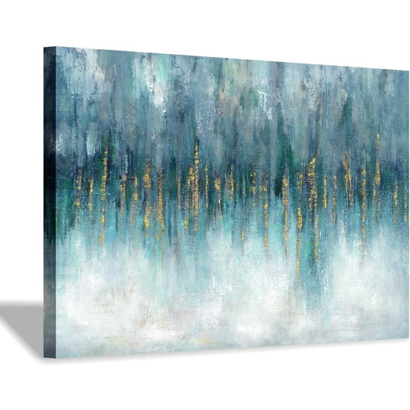 VELVET Abstract Picture Wall Art Canvas: Modern Artwork Texture Patg on canvas for Bedroom 10x8inch Unframed