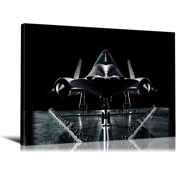 VELVET Airplane Decor SR71 Blackbird Strategic Airplane Pictures Wall Art Military Posters Jets Poster Aviation Poster Airplane Poster Aviation Art Prints for Room Decor 10x8inch Framed