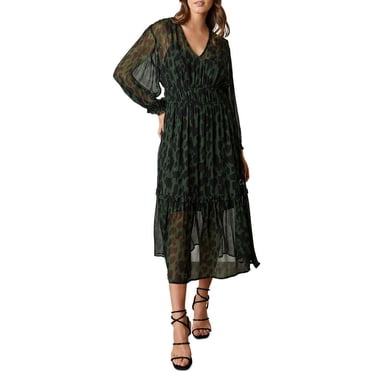 Velvet By Graham & Spencer Women's Allister Lace Dress - Schiffli Embroidered, Smocked Waist