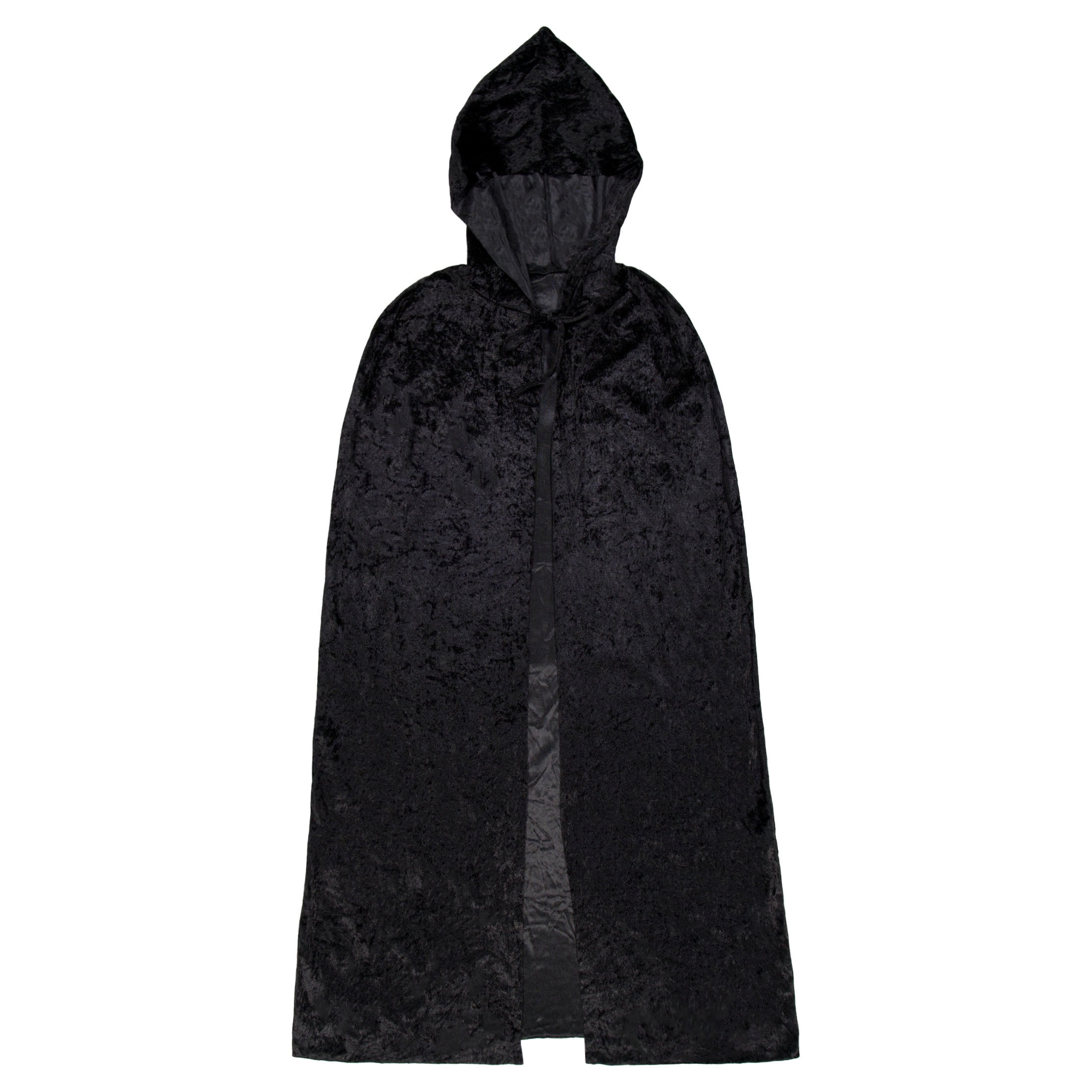 Velvet Cape Costume Accessory for Adults, Black, One Size, Halloween by Way To Celebrate