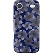 VELVET CAVIAR Case for iPhone 17 Air | MagSafe Compatible | 10ft Drop Tested | Protective Designer Cases | Midnight Blossom Blue Flowers