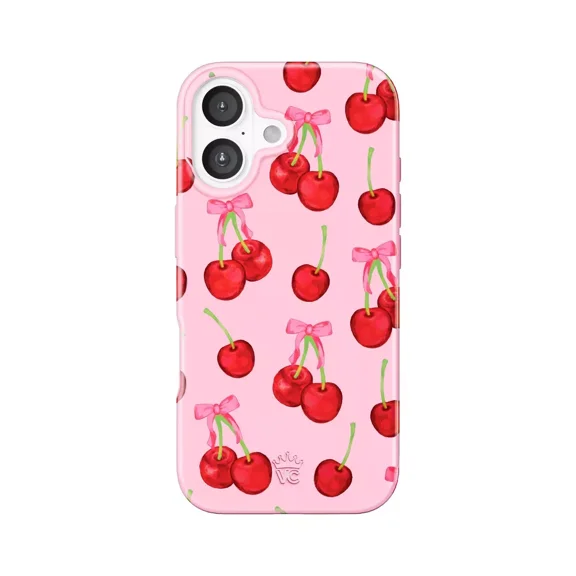 VELVET CAVIAR Case for iPhone 17 | MagSafe Compatible | 10ft Drop Tested | Protective Designer Cases | Sweet Cherry