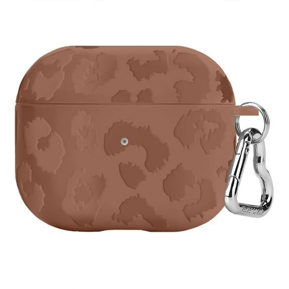 VELVET CAVIAR Cute Chocolate Leopard AirPods 3 Case compatible with AirPods 3rd Generation - Protective Hard Cover with Keychain for Girls & Women