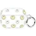 thumbnail image 1 of VELVET CAVIAR Cute Smiley AirPods Pro Case compatible with AirPods Pro 1st / 2nd Generation - Protective Hard Cover with Keychain for Girls & Women, 1 of 1