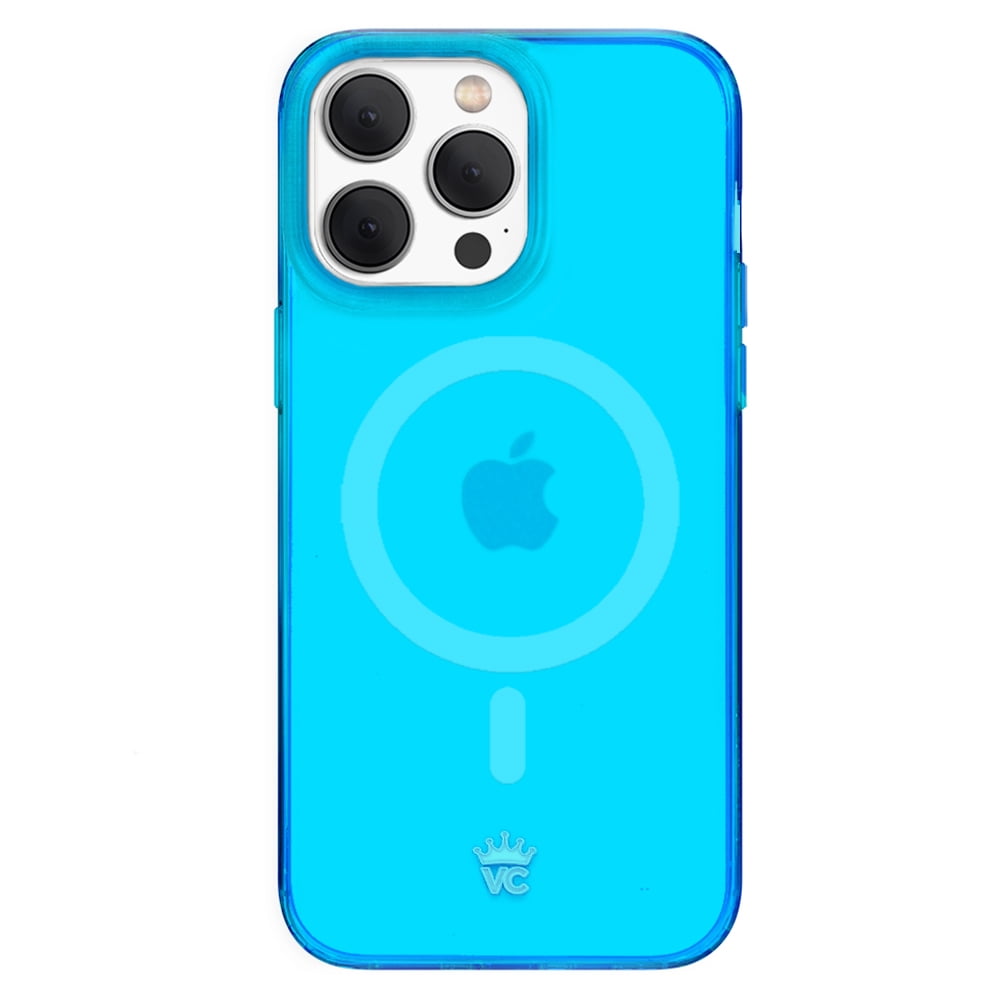 VELVET CAVIAR Neon Blue iPhone 15 Pro Max Case - Compatible with MagSafe - Clear Protective Phone Cases