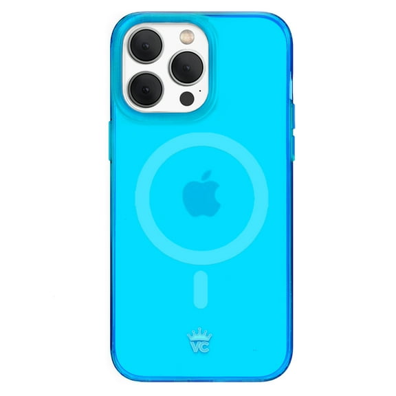 VELVET CAVIAR Neon Blue iPhone 15 Pro Max Case - Compatible with MagSafe - Clear Protective Phone Cases