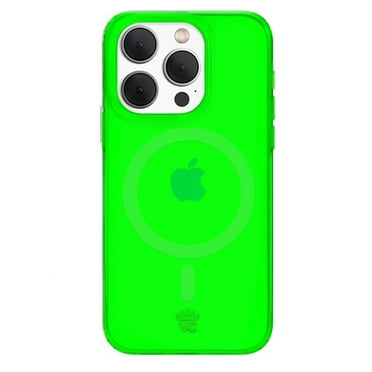VELVET CAVIAR Neon Green iPhone 15 Pro Case - Compatible with MagSafe - Clear Protective Phone Cases