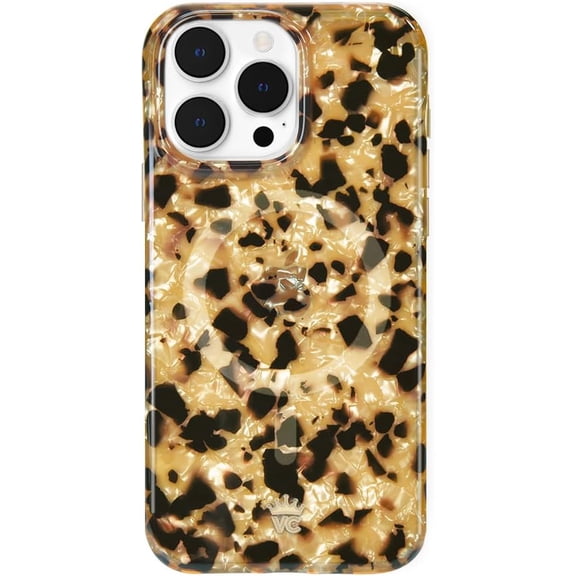 VELVET CAVIAR Tortoise Shell Phone Case for iPhone 15 Pro Max - Protective Luxury Designer Cases Compatible with MagSafe 10ft Drop Tested