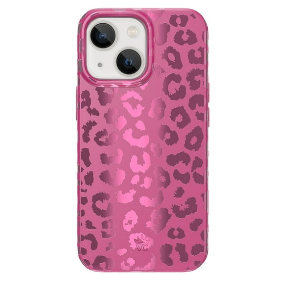 VELVET CAVIAR for iPhone 13 Case Compatible with MagSafe - Cute Protective Phone Cases for Women - Metallic Pink Ruby Leopard Cheetah Print