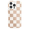 thumbnail image 1 of VELVET CAVIAR for iPhone 16 Plus Case Checkered - Compatible with MagSafe - Cute Protective Phone Cases for Women - Nude Checkerboard, 1 of 7