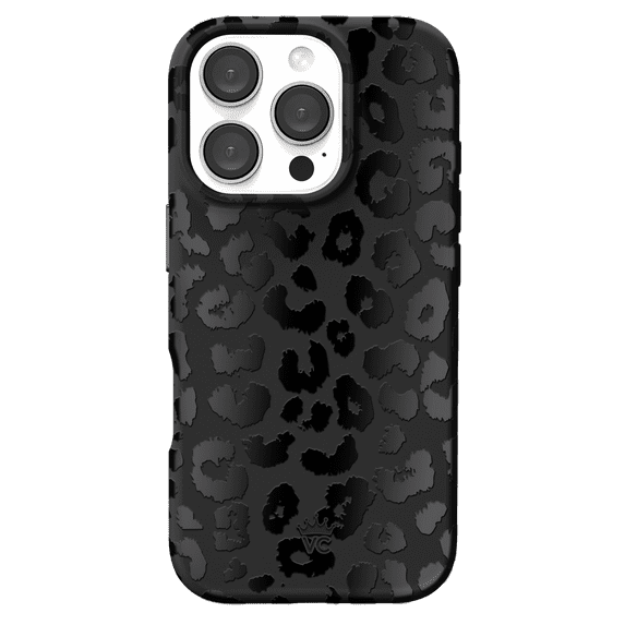VELVET CAVIAR for iPhone 16 Pro Case Leopard - Compatible with MagSafe - Cute Protective Phone Cases for Women - Black Cheetah Print