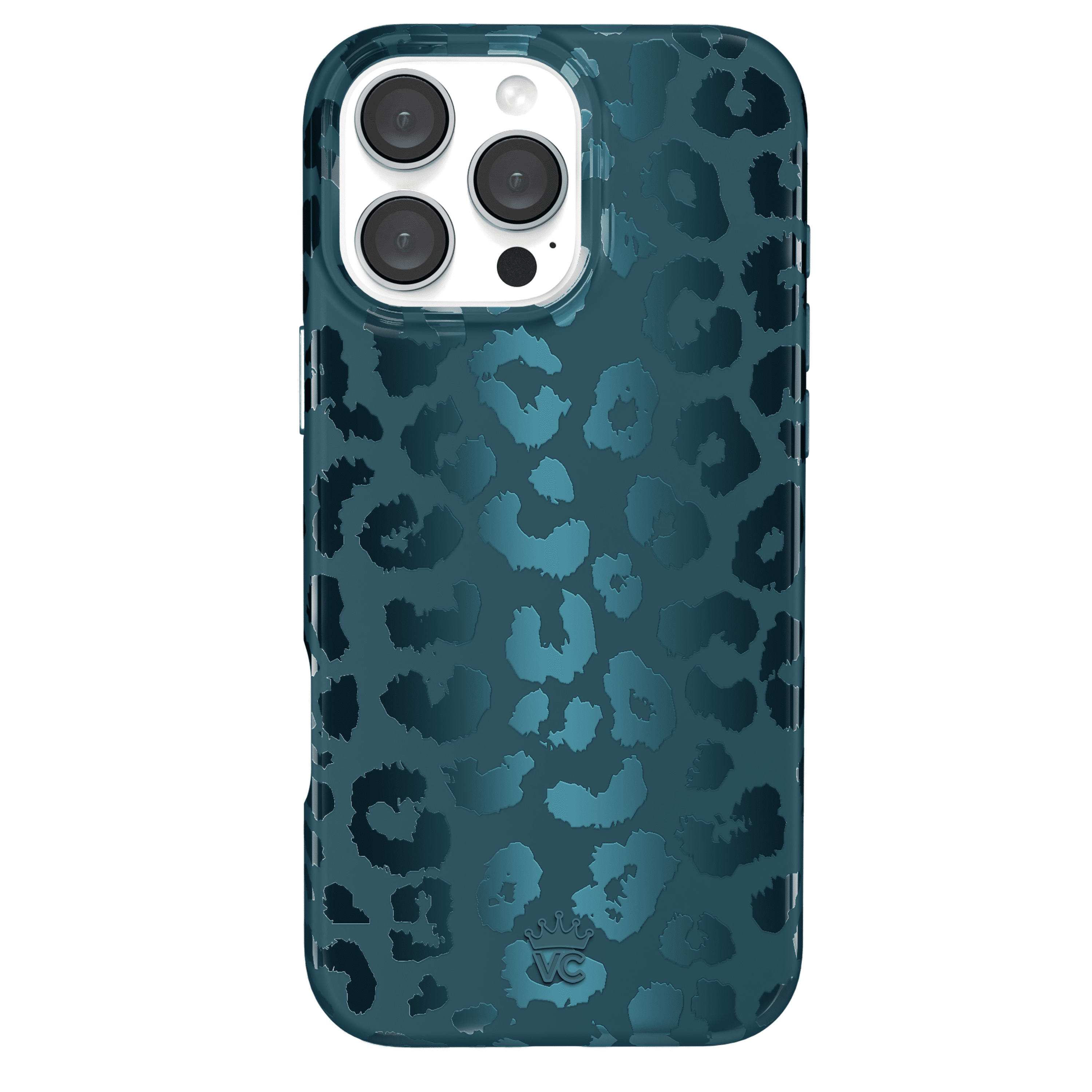VELVET CAVIAR for iPhone 16 Pro Max Case - Compatible with MagSafe - Cute  Protective Phone Cases for Women - Metallic Navy Blue Leopard Cheetah Print