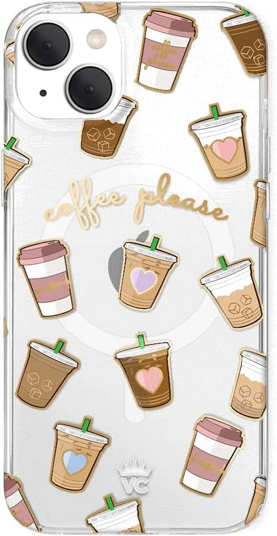 VELVET CAVIAR iPhone 15 Plus Case Compatible with MagSafe - Cute Clear Protective Phone Cases for Women - Coffee First