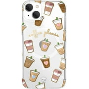 VELVET CAVIAR iPhone 15 Plus Case Compatible with MagSafe - Cute Clear Protective Phone Cases for Women - Coffee First