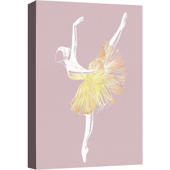 VELVET Canvas Prt Wall Art Dancg Ballera Dress Dance Fashion Illustrations Modern Art Chic Portrait Expressive Multicolor Cool for Livg Room, Bedroom, Office - 16x20inch Framed