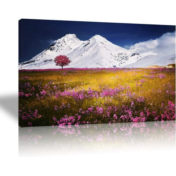 VELVET Custom Canvas Wall Art from Your Photo Personalized Picture Prints Decor Wrapped Canvas Poster for Room Decoration Ready to Hang 10x8inch Framed