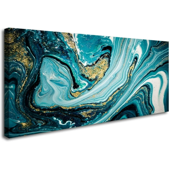 VELVET FC2750 Abstract Texture Wall Art Marble Vortex Canvas Prints Painting for Living Room Bedroom Kitchen Home and Office Wall DecorWall Decor Home Decor 10x8inch Framed