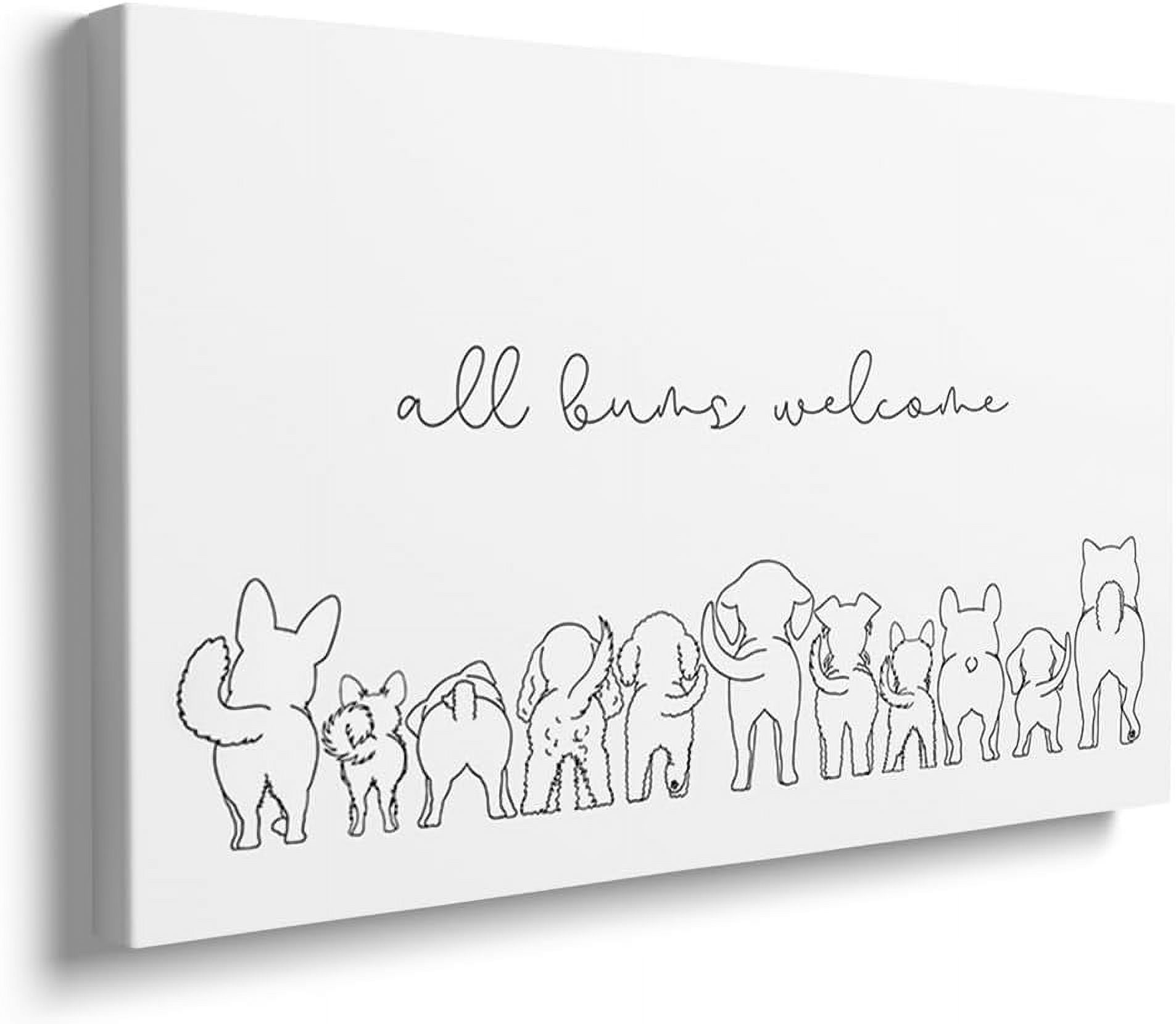 velvet-funny-wall-art-canvas-entryway-wall-art-print-of-dog-butts-black