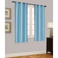 thumbnail image 1 of VELVET LIGHT BLUE BLACKOUT ENERGY EFFICIENT THERMAL PANEL WINDOW GROMMET DRAPE LIGHT FILTERING SIZE 35" WIDE X 63" LENGTH EACH PANEL, 1 of 1