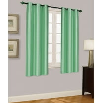VELVET MINT BLACKOUT ENERGY EFFICIENT THERMAL PANEL WINDOW GROMMET DRAPE LIGHT FILTERING SIZE 35" WIDE X 63" LENGTH EACH PANEL