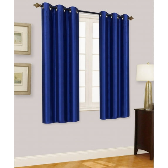VELVET ROYAL BLACKOUT ENERGY EFFICIENT THERMAL PANEL WINDOW GROMMET DRAPE LIGHT FILTERING SIZE 35" WIDE X 63" LENGTH EACH PANEL