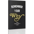 thumbnail image 1 of VELVET Remember Your Why-Inspirational Office Quotes Wall Art Purpose Humility & Goals Verbs Artwork Easy to Hang- 12x16inch Framed, 1 of 6